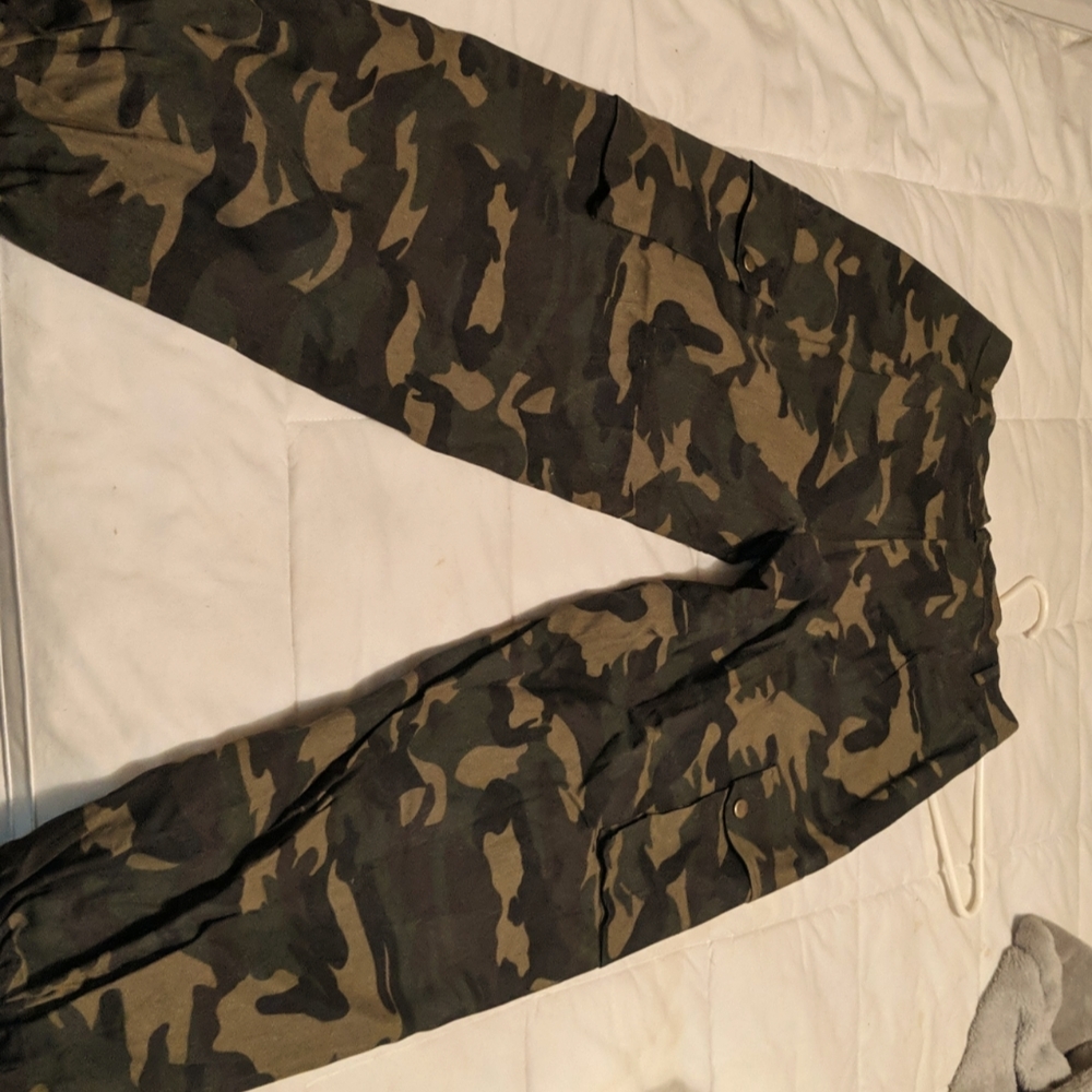 Shein camo stretchy joggers